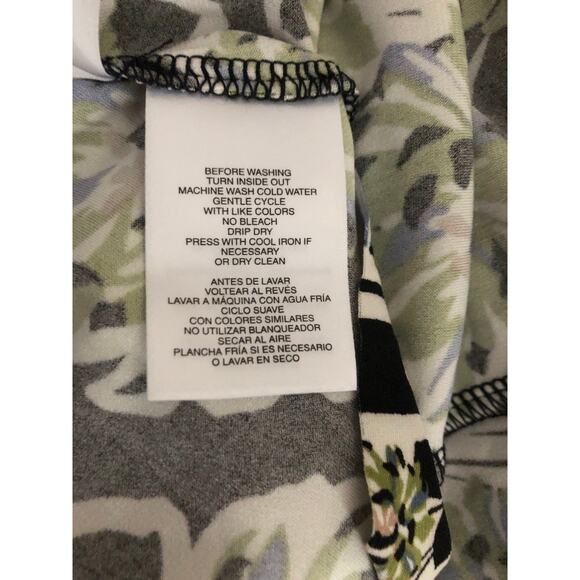 Anne Klein Women's Size Large Floral Printed Cowl Neck Top NEW - Picture 8 of 8